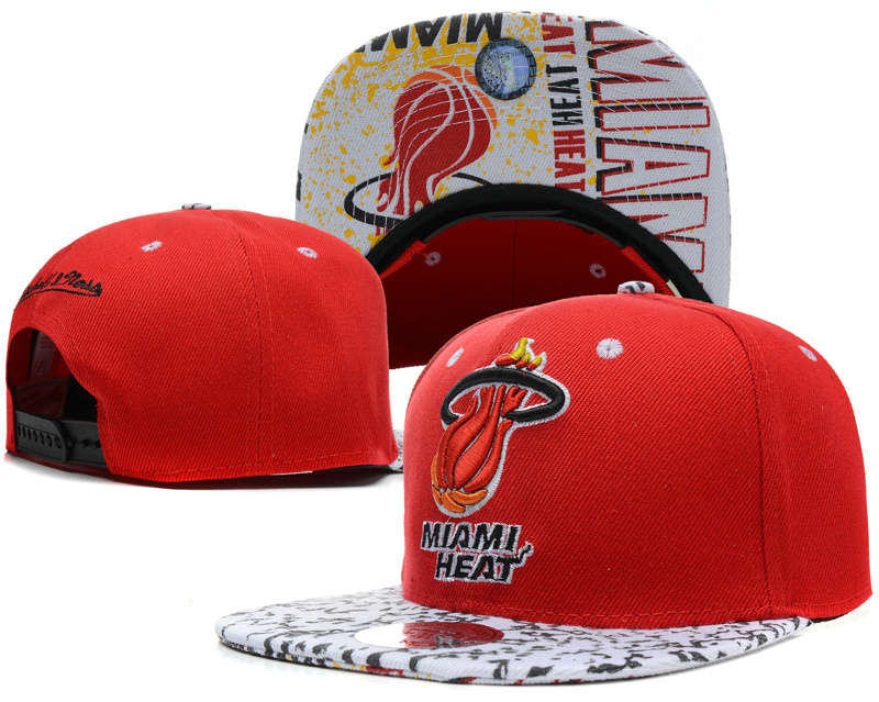 Miami Heat Snapback Hat SD 4